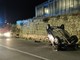 Sanremo: si capotta sull'Aurelia all'altezza di Capo Verde, giovane rimane praticamente illeso (Foto)