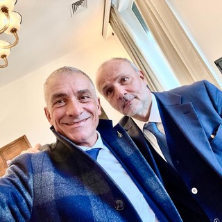 Da sinistra, Andrea Costa e il Ministro Orazio Schillaci Da sinistra, Andrea Costa e il Ministro Orazio Schillaci