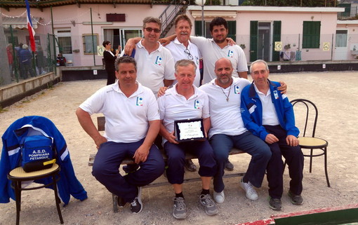 Petanque: la formazione di Pompeiana si aggiudica il campionato provinciale di specialità