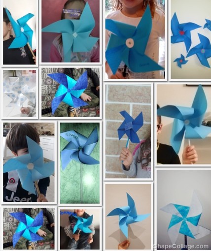 Giornata mondiale dell'autismo: un vortice blu di girandole dai bambini della 'Maria Goretti' di Sanremo