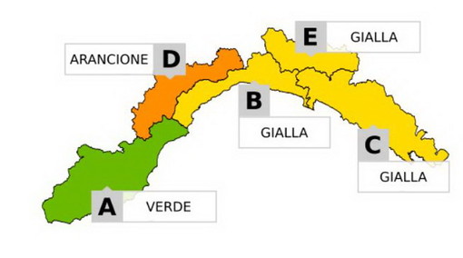Allerta meteo per temporali e neve ma solo nelle altre province della Liguria: l'imperiese sarà sfiorato ma sono previste piogge