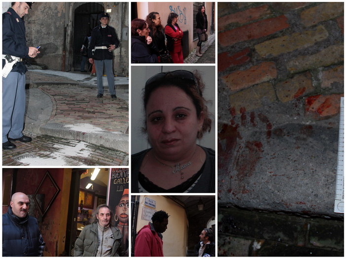 Al centro la vittima Zhora Ainoussi Al centro la vittima Zhora Ainoussi