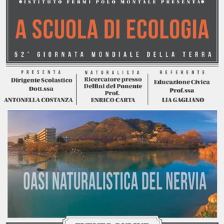 Ventimiglia: domani al 'Fermi-Polo-Montale' si celebra l'Earth Day, giornata mondiale della terra Ventimiglia: domani al 'Fermi-Polo-Montale' si celebra l'Earth Day, giornata mondiale della terra