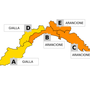 Maltempo in Liguria, Arpal accorcia l’allerta: arancione fino alle 13 sul centro e alle 15 a Levante Maltempo in Liguria, Arpal accorcia l’allerta: arancione fino alle 13 sul centro e alle 15 a Levante