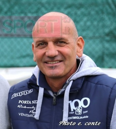 Andrea Caverzan, allenatore del Ventimiglia