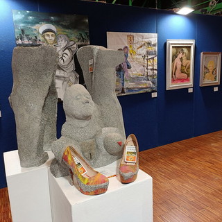 Inaugurazione al Teatro Ariston del 'Sanremo Arte Expo 2025' Inaugurazione al Teatro Ariston del 'Sanremo Arte Expo 2025'