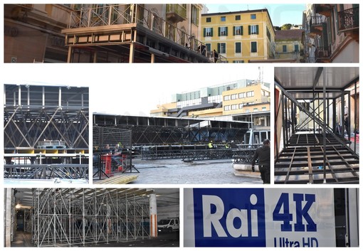 "Sarà un Festival indimenticabile": prosegue l'allestimento in centro, 'sold out' per il 'Villaggio delle radio' (Foto)