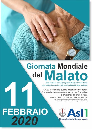 Giornata Mondiale del Malato: domani negli Ospedali dell'ASL 1 orario visite ampliato dalle 11 alle 19