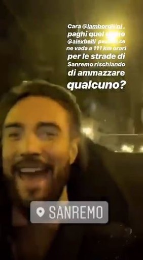 #Sanremo2019: l'attore di Cento Vetrine Alex Belli a 110 all'ora per le strade di Sanremo. Convocato in Questura #Sanremo2019: l'attore di Cento Vetrine Alex Belli a 110 all'ora per le strade di Sanremo. Convocato in Questura