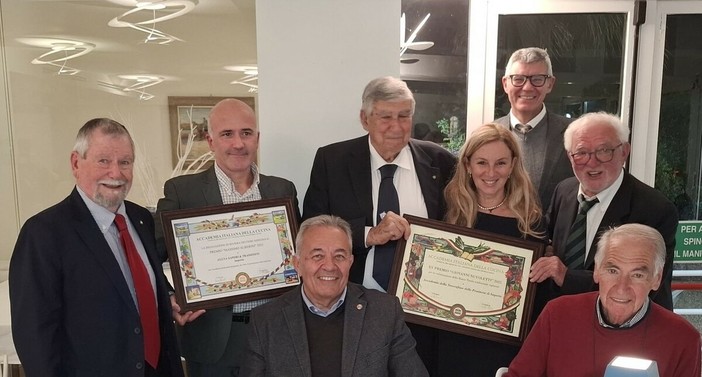 Due eccellenze imperiesi premiate dall’Accademia Italiana della Cucina, premio 'Massimo Alberini' alla Gastronomia Elena Due eccellenze imperiesi premiate dall’Accademia Italiana della Cucina, premio 'Massimo Alberini' alla Gastronomia Elena
