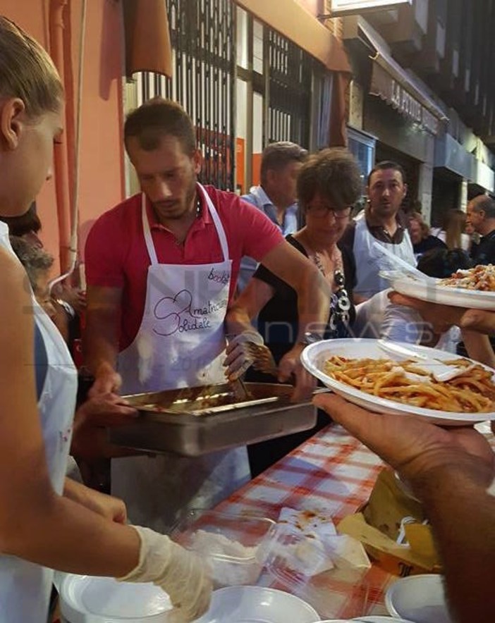 Ventimiglia: la grande ‘Amatriciana Solidale’ ha raccolto oltre 3 mila euro per i terremotati