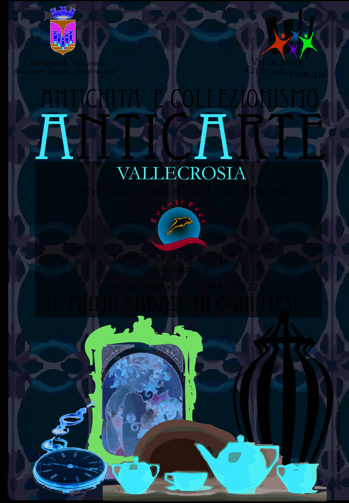 Vallecrosia: sabato 7 luglio appuntamento con la mostra di mercato 'Anticarte'