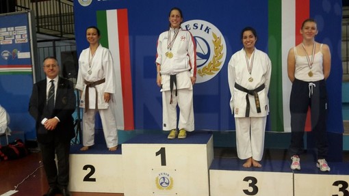 Karate: Federica Amante, del Fudoshin Imperia, si conferma Campione d'Italia