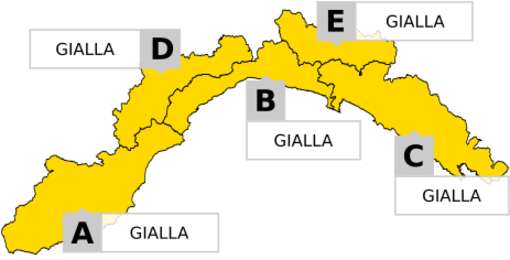Maltempo: come previsto, scende a giallo il livello d'allerta fino a domani alle 13 Maltempo: come previsto, scende a giallo il livello d'allerta fino a domani alle 13