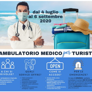 Ambulatorio medico per turisti: riparte il servizio nei comuni di  Diano Marina, Taggia, Riva Ligure e Ospedaletti