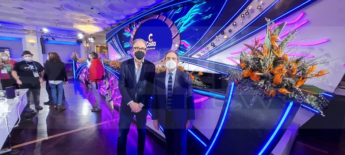 Il Sindaco Biancheri e l'Amministratore delegato Fuortes