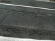 La nuova segnaletica sull'asfalto sollevato