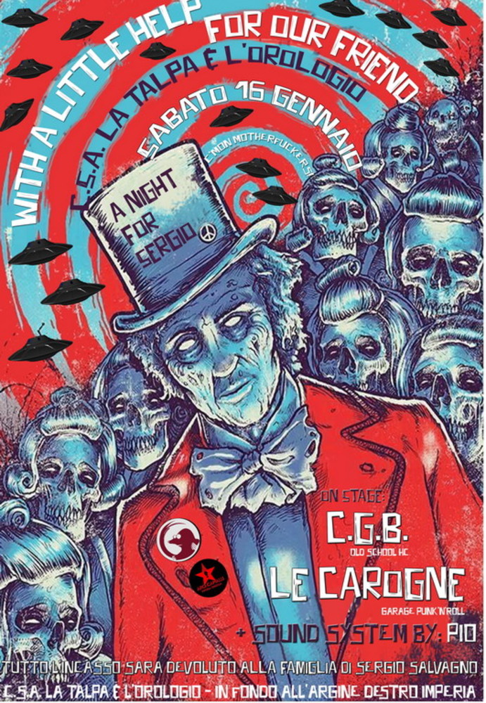 Imperia: sabato prossimo al centro sociale 'La Talpa e l'orologio' una serata per Sergio Salvagno