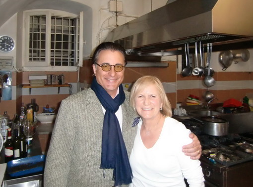 61° Festival di Sanremo: Andy Garcia, Laura Freddi e Piero Chiambretti ieri da 'Vittorio'