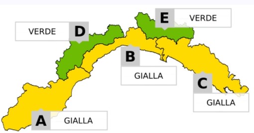 Scatta l'allerta gialla per temporali sulla nostra provincia tra la mezzanotte e le 14 Scatta l'allerta gialla per temporali sulla nostra provincia tra la mezzanotte e le 14