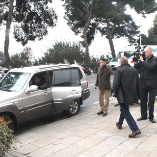 Il momento del fermo di Caltagirone