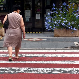 Sanremo: avvallamento pericoloso sulle strisce pedonali di zona San Martino, le proteste dei residenti (Foto)