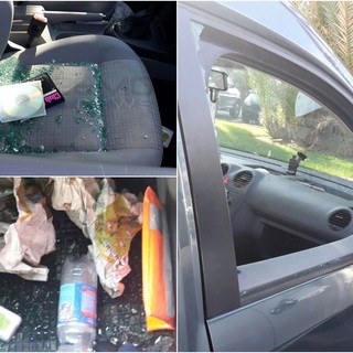 Sanremo: allarme “spaccate” per le auto posteggiate su lungomare Calvino e piazzale Dapporto, Federalberghi: “Ci rimette la città, il Comune intervenga” (Foto)