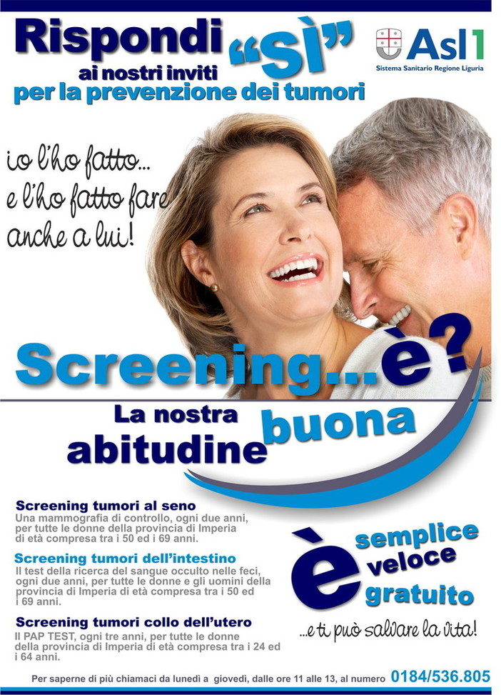 Imperia: oggi pomeriggio allo stand dei Lions, gli operatori sanitari del Centro Screening dell'ASL 1 Imperia: oggi pomeriggio allo stand dei Lions, gli operatori sanitari del Centro Screening dell'ASL 1