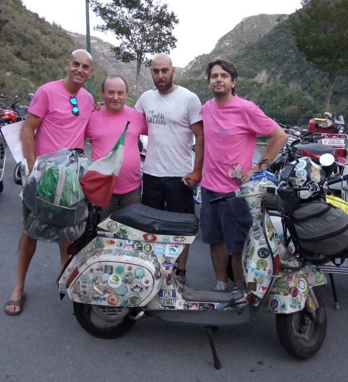 Andrea Fucile ieri ad Airole