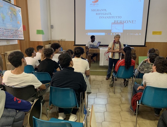 Sanremo: giornata dedicata all'associazione Aifo presso la scuola secondaria Mater misericordie