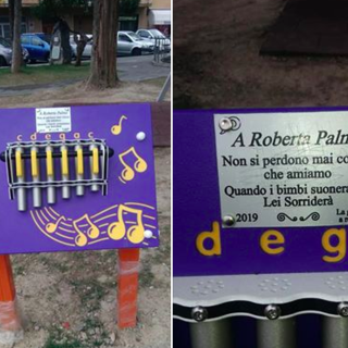 Taggia: atto vandalico sul gioco inclusivo nel nuovo parco giochi per bimbi