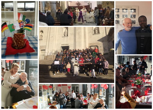 Perinaldo: 'ambasciatori per un giorno', grande partecipazione alla domenica di unione voluta da don Rito Alvarez (Foto)