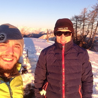 Nella notte del Santo Natale due alpinisti sanremesi alla conquista del Monte Pietravecchia e del Monte Toraggio (Foto)