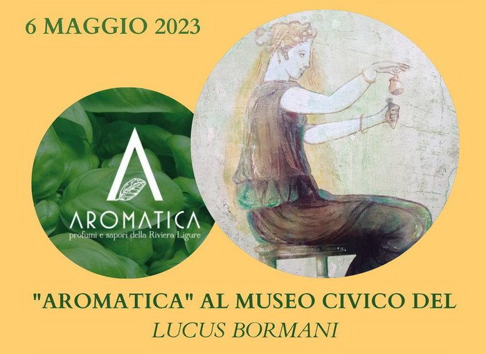 Diano Marina: anche il Museo Civico con uno stand nel centro al prossimo weeekend di 'Aromatica' Diano Marina: anche il Museo Civico con uno stand nel centro al prossimo weeekend di 'Aromatica'