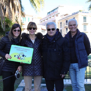 Sanremo: la nuova area cani del lungomare Calvino sarà aperta entro Natale, questa mattina il sopralluogo (foto e video)