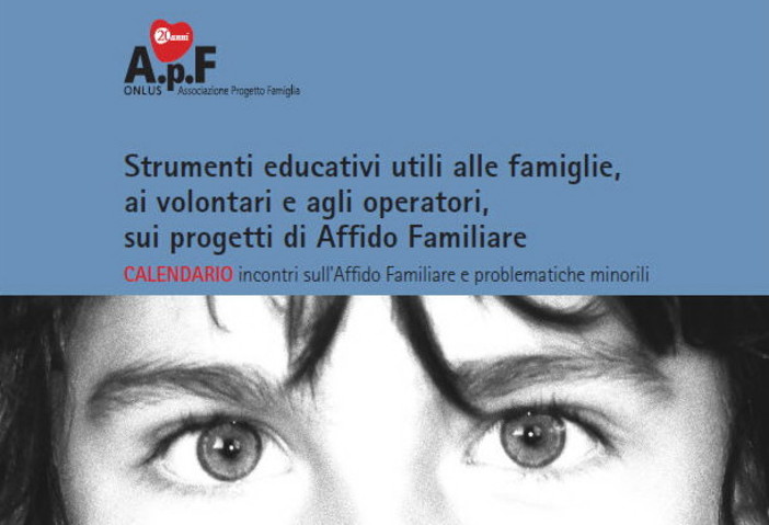 Imperia: dal 23 settembre al 28 ottobre alla Parrocchia di Cristo Re gli incontri sull'affido familiare Imperia: dal 23 settembre al 28 ottobre alla Parrocchia di Cristo Re gli incontri sull'affido familiare