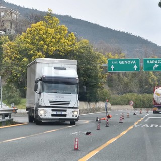 Autostrade: entro questa sera sarà eliminato lo scambio di carreggiata dopo Albenga