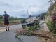 Sanremo: si capotta con l'auto in corso Mazzini, 44enne in codice giallo all'ospedale 'Borea' (Foto)