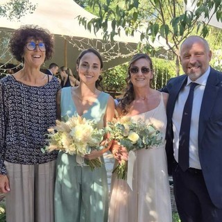 Fiori d’arancio per Amanda Embriaco, la Canottieri Sanremo festeggia il matrimonio con Lidia