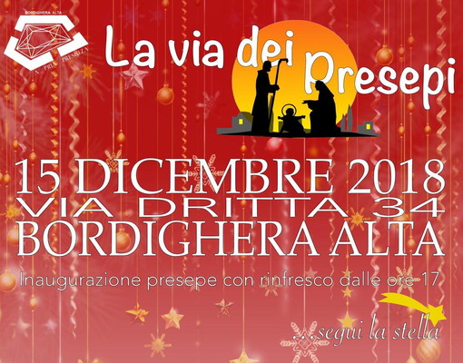 Bordighera: sabato prossimo con 'A Pria Presiuza' nella città alta l'inaugurazione della 'Via dei Presepi' Bordighera: sabato prossimo con 'A Pria Presiuza' nella città alta l'inaugurazione della 'Via dei Presepi'