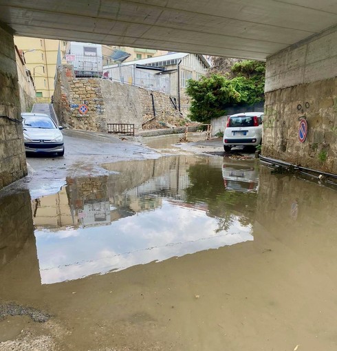 Gli allagamenti di questa mattina