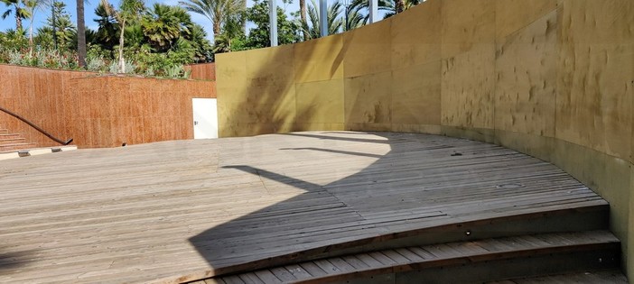 Le immagini dell'auditorium e del parco dopo i lavori