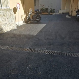 Sanremo: proseguono i lavori in città, asfalti e segnaletica orizzontale. Oggi nuovi interventi (Foto)