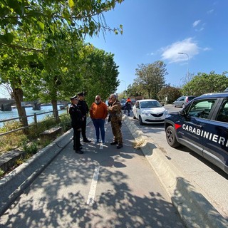 Il sopralluogo di questa mattina