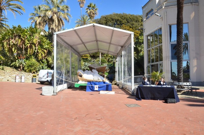 L'allestimento di tre anni fa alla Villa Ormond