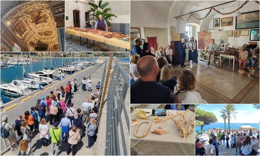 Bordighera, "A spasso con i Parmureli": in tanti alla passeggiata culturale dal porto al paese alto (Foto e video) Bordighera, "A spasso con i Parmureli": in tanti alla passeggiata culturale dal porto al paese alto (Foto e video)