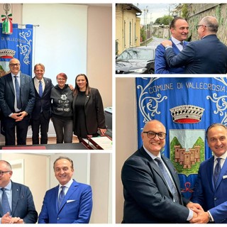 Visita del presidente della Regione Piemonte Alberto Cirio a Vallecrosia (Foto)