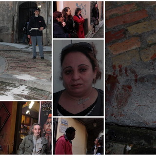 Al centro la vittima Zhora Ainoussi Al centro la vittima Zhora Ainoussi