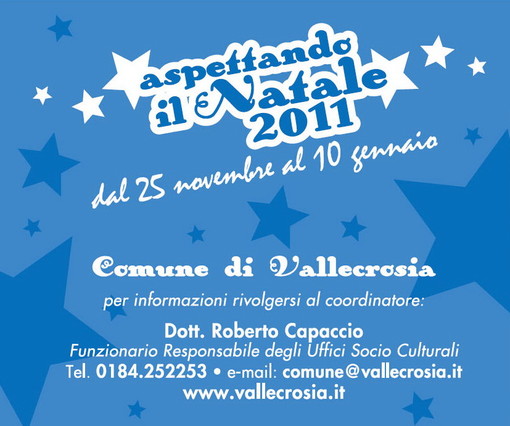 Vallecrosia: il programma completo delle manifestazioni di 'Aspettando il Natale'