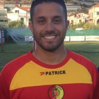 Nella foto Alessio Cuneo, attaccante confermato al Taggia
